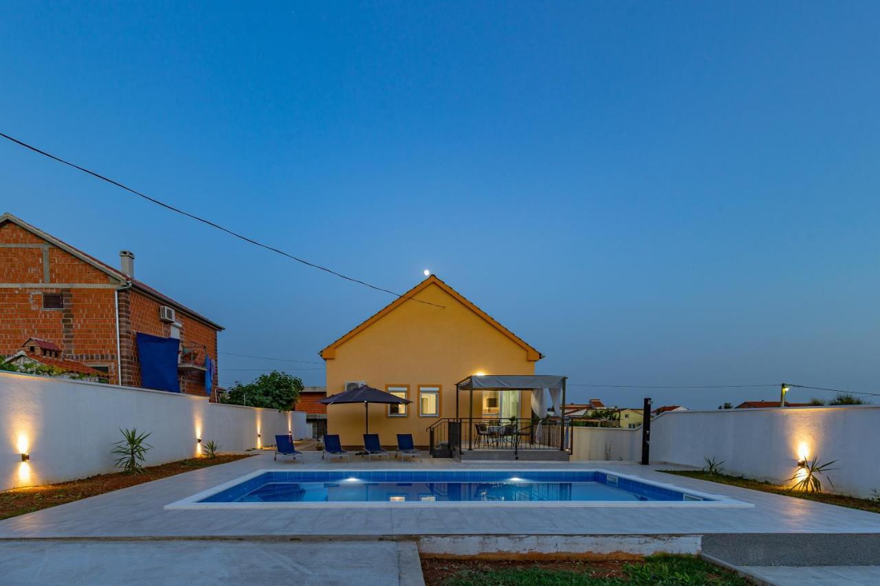 Villa Family And Friends Private Heated Pool With Jacuzzi Zadar Eksteriør billede